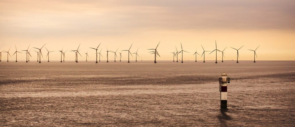 Windräder offshore