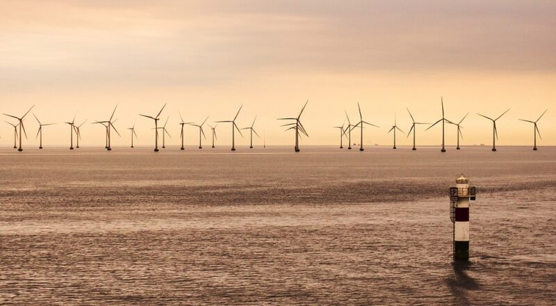 Windräder offshore